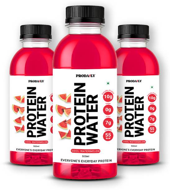 prodaily Protein Water - 10g Protein - Cool Watermelon (3 bottles) Nutrition Drink