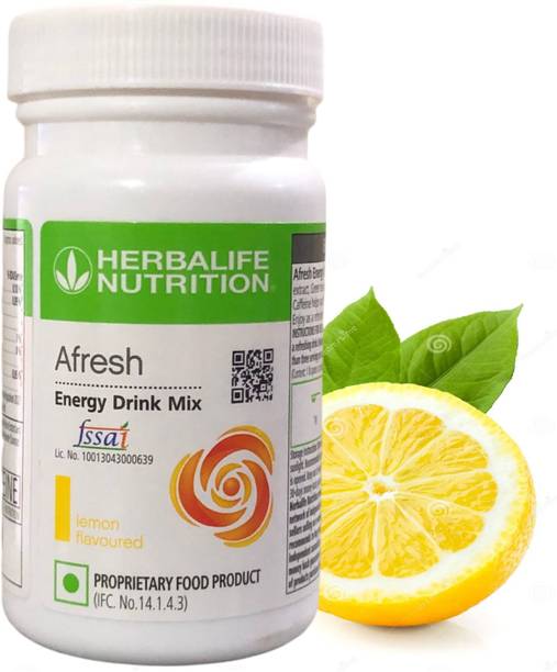 HERBALIFE AFRESH ENERGY DRINK MIX / TEA LEMON FLAVOUR 50GM_ LEMON FLAVOUR Powder