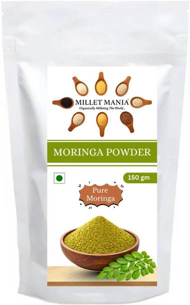 Millet Mania Moringa Powder (Drumstick Leaf) for Immunity & Energy & Protein for Weight Loss Nutrition Drink