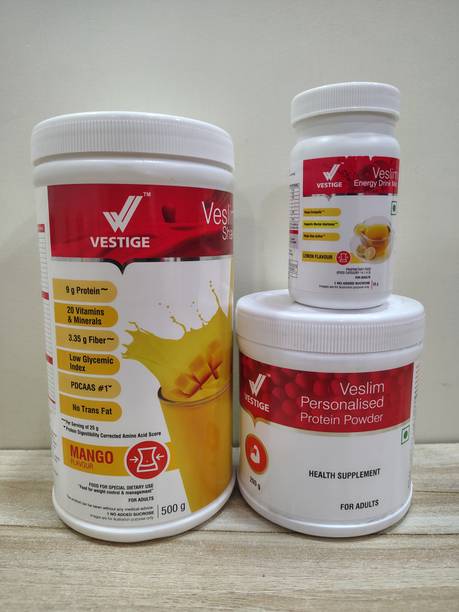 Vestige FORMULA-1 MANGO SHAKE 500GM-PROTEIN POWDER 200GM-AFRESH ENERGY DRINK LEMON Nutrition Drink