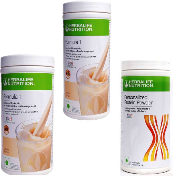 HERBALIFE FORMULA1 SHAKE VANILLA COMBO PACK OF TWO PIECES WITH PROTIEN POWDER 400G Nutrition Drink