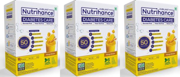 JUBILANT Nutrihance Nutrihance Diabetes Care Manage Blood Sugar Level ,Nutrition Drink -350 g x 3 Nutrition Drink