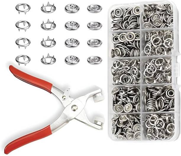 WAKTORO Snaps Fasteners Kit Punch Plier