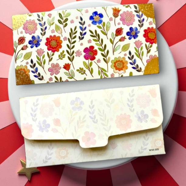 Delhi Dezigns Pack of 10 Shagun Envelopes for Gifting money on wedding/anniversay/roka Envelopes