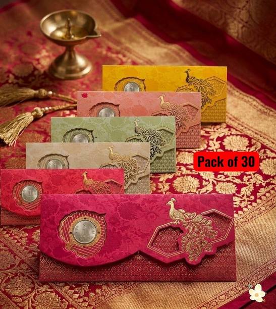 Hushahide Designer Cash Gifting Lifafa Envelopes