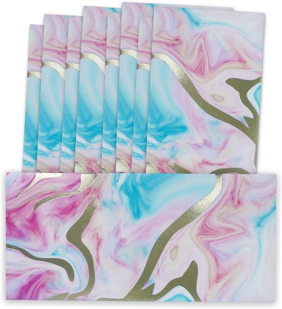 NOTEHOUSE Fancy Marble Gold Envelope for Gifting Money, Shagun Lifafa for Rakhi & Weddings Envelopes