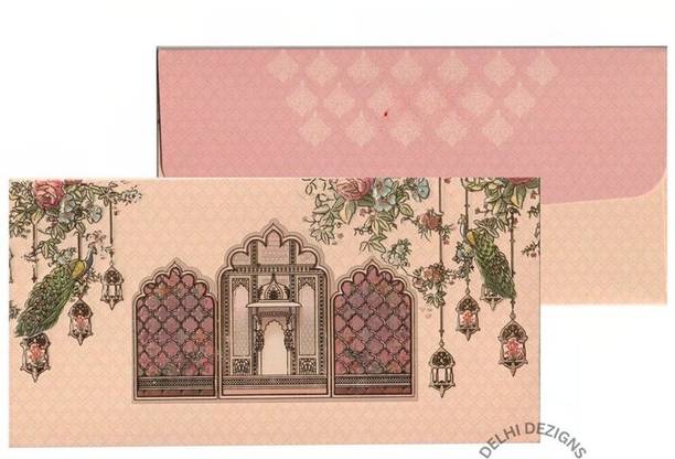Delhi Dezigns Pack of 10 Shagun Envelopes for Gifting money on wedding/anniversay/roka Envelopes