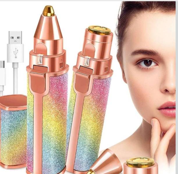 Parthstylemart 2 in 1 Glitter Epilator for Women | Hair Removal & Trimmer | Portable & Painless Grooming Device Cordless Epilator