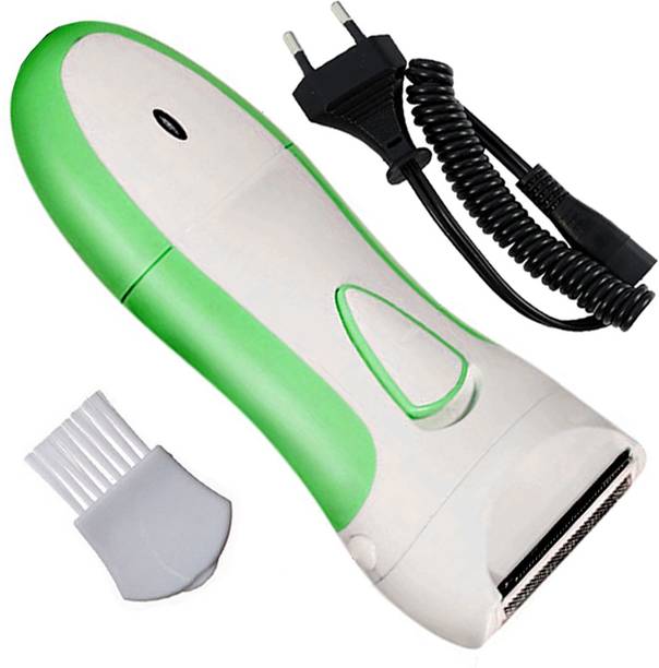 KMY 2in1 Women Lady Rechargable Waterproof Hair Trimmer Epilators Foil Shaver AXXE Cordless Epilator