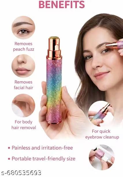 MODERNEHUB Electric- Hair Remover for Women Mini Glitter Epilator Cordless Epilator