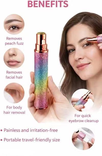 ESCODEVELOPER Hair Remover for Women Mini Glitter Epilator-Electric Cordless Epilator