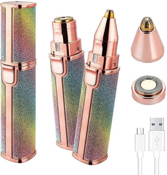 MELZRON EYEBROW TRIMMER FOR LADIES USB CHARGING BATTERY OPERATED FACIAL HAIR REMOVER Trimmer 180 min  Runtime 1 Length Settings