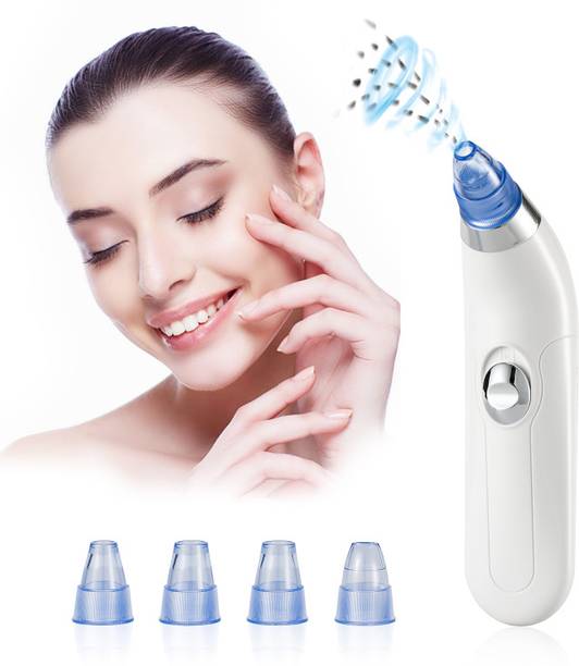 Covet Blackhead Remover Vacuum Tool, Plastic Facial Pore Cleaner Device (Pack of 4) Cordless Epilator