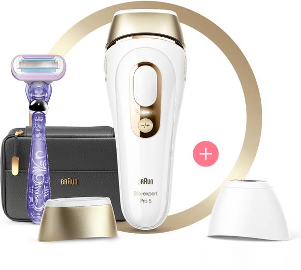 Braun IPL Permanent Hair Removal for Women Silk Expert Pro 5 PL5147, FDA Cleared Cordless Epilator