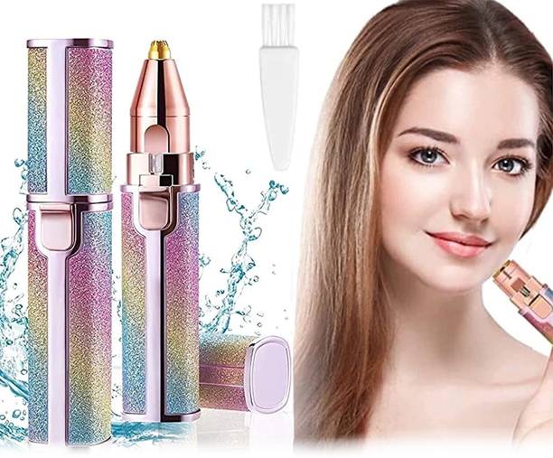 WILCOON Professional Rechargeable Portable 2 In 1 Eyebrow Remover and Pain less Hair Removar Cordless Epilator