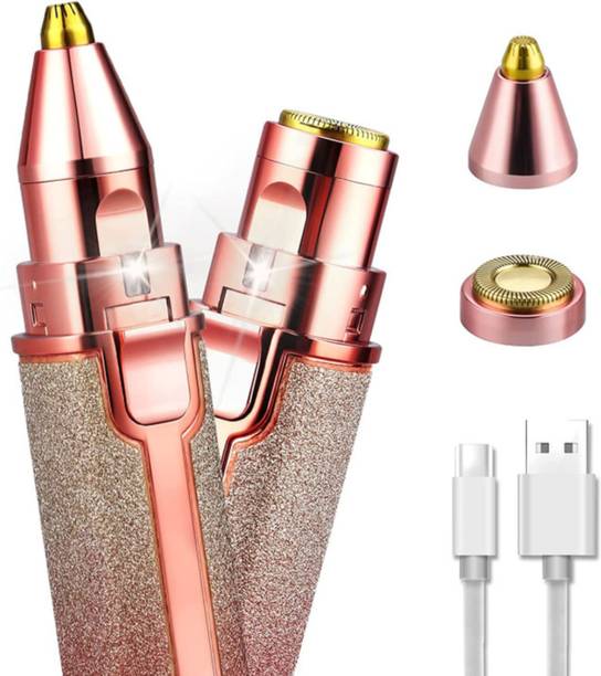 Parthstylemart 2-in-1 Rechargeable Glitter Epilator | Portable Bikini & Leg Shaver Cordless Epilator