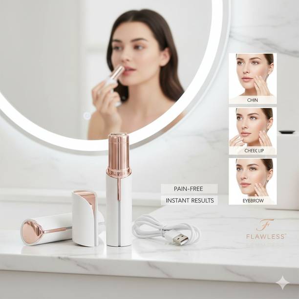 Online mega mart Portable Flawless USB Facial Hair Remover – Upper Lip & Chin Cordless Epilator