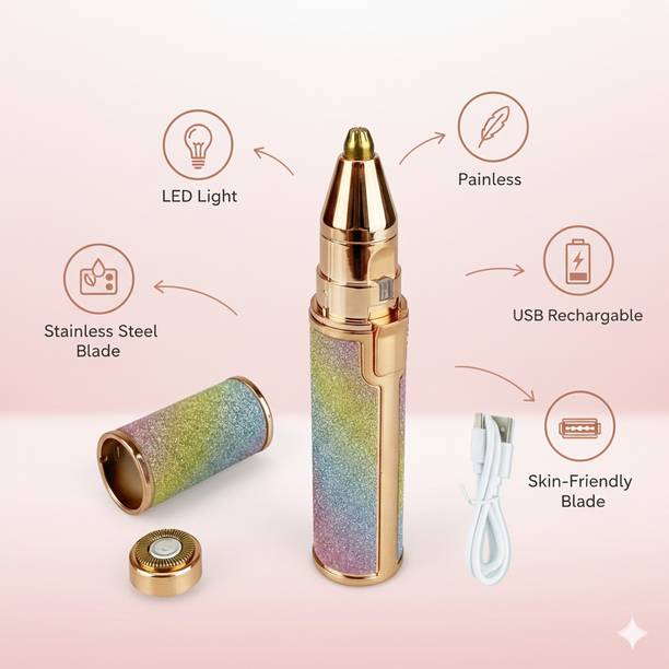 onilne mega mart SmoothBrow 2-in-1 Rechargeable Groomer Cordless Epilator