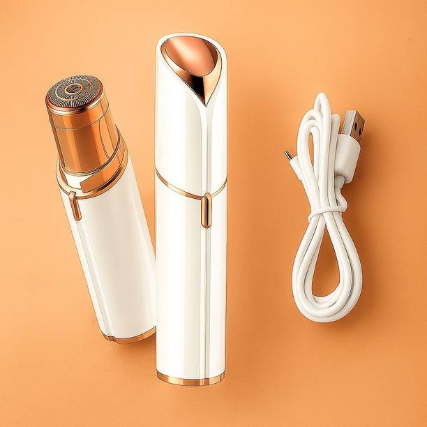 ZovoHub USB Rechargeable Facial Hair Remover for Women – 18K Gold Plated, Painless Hair Removal for Face, Chin & Upper Lips Cordless Epilator