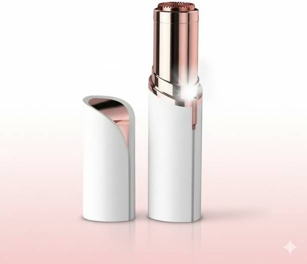 Online mega mart Painless Hair Remover | Smooth Finish | Rechargeable Face Trimmer for Women Cordless Epilator