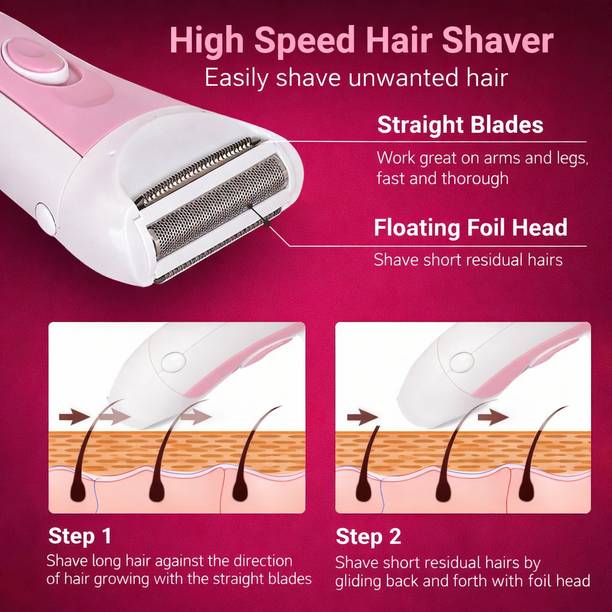 Veenova Women Pubic Hair Trimmer | Electric Trimmer for Private Parts Cordless Epilator