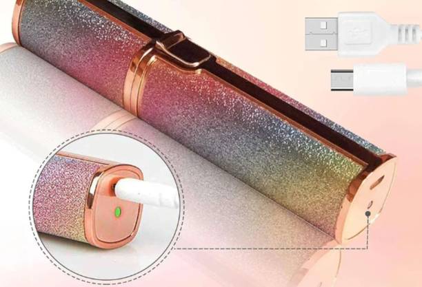 Parthstylemart 2 in 1 Glitter Electric Epilator for Women | Body & Facial Hair Removal | Compact, Travel Friendly Design Cordless Epilator