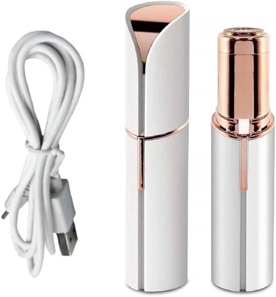 Parthstylemart **White Lipstick Style Eyebrow Trimmer for Women Daily Use Portable** Cordless Epilator
