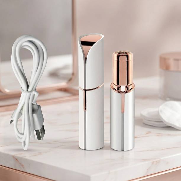 Parthstylemart Lipstick Shaped Facial Hair Remover Machine for Women Painless Trimmer 002 Cordless Epilator