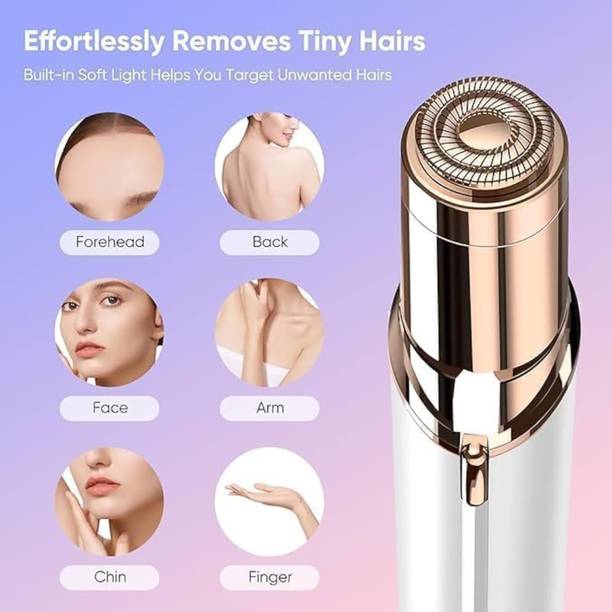 Parthstylemart White Color Lipstick Epilator for Daily Use – Painless Hair Removal01 Cordless Epilator