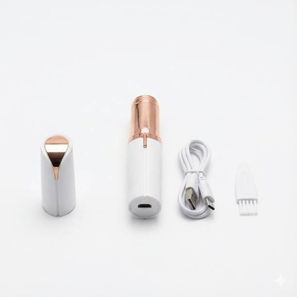 Online mega mart Premium Electric Face Hair Trimmer for Women Cordless Epilator