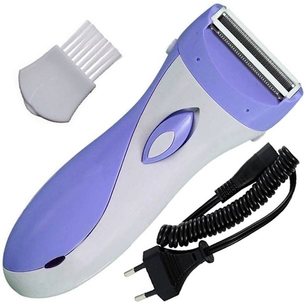 KEMIIE E 2in1 Lady Rechargeable Waterproof Foil Shaver 3 Blade Razor Trimmer Epilators Cordless Epilator