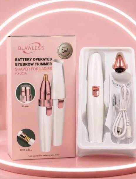 Parthstylemart Rechargeable Face Hair Remover & Eyebrow Trimmer for Women | Precision Facial Epilator for Upper Lip & Chin | Daily Use Cordless Epilator