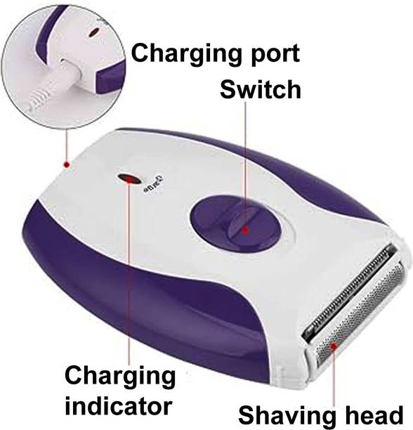 WILCOON Women Rechargeable Shaver Razor Lady Epilator Cordless Epilator