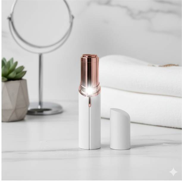 Online mega mart Flawless USB Painless Facial Hair Trimmer for Women Cordless Epilator