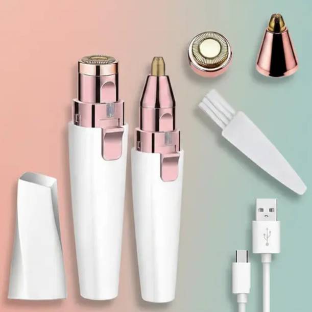 Parthstylemart USB Rechargeable Facial Hair Remover & Eyebrow Trimmer Device Cordless Epilator
