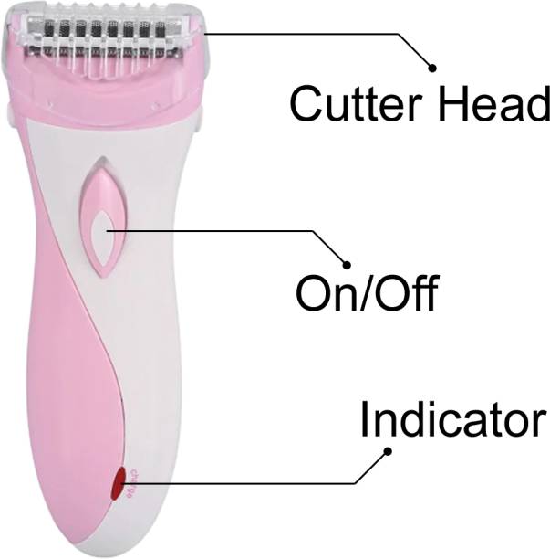 RFFB Rechargeable Women Epilator Quick Charge Shaver Body Grooming Kit For Girls Cordless Epilator