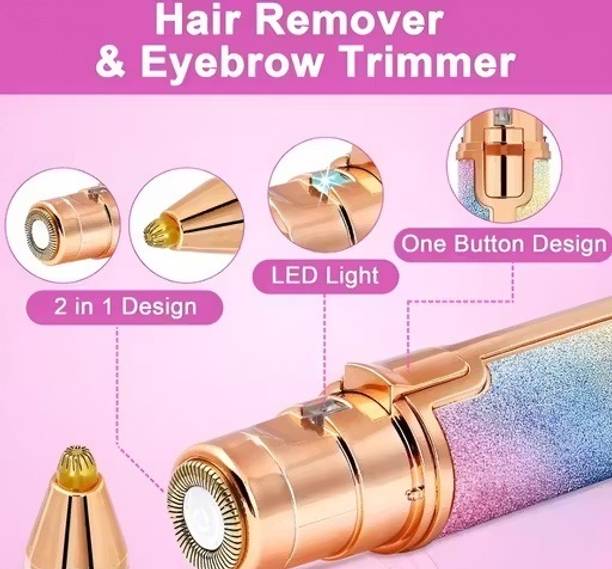 ESCODEVELOPER (Electric) Glitter Machine For Women - Face,Upper Lips,Cheek, Chin Hair Remover Cordless Epilator