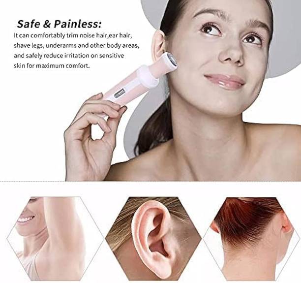 weR Waterproof Girl's Grooming Kit Epilator Heavy Duty Hair Clipper Fully Waterproof Body Groomer 60 min  Runtime 4 Length Settings