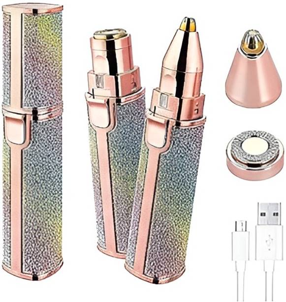 ZONEIN Eyebrow Trimmer & Blawless Facial Hair Remover Razor for Women Cordless Epilator