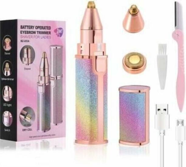 WunderVoX Rechargeable 2 in 1 Eyebrow Trimmer and Facial Hair Remover-X75 Cordless Epilator
