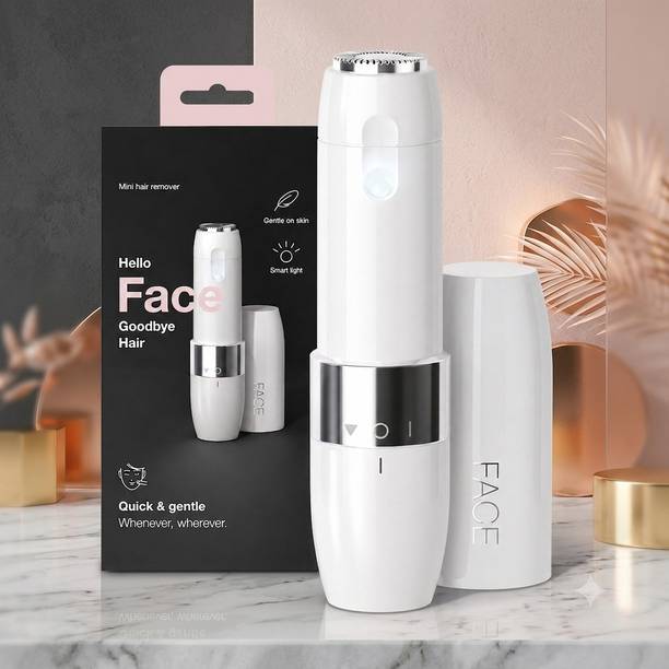Yiveko Electric Facial Hair Remover for Women | Mini Face Shaver | Painless Hair Removal Trimmer | USB Rechargeable Cordless Epilator