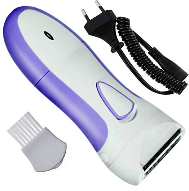 KMIE 2in1 Women Lady Rechargable Waterproof Hair Trimmer Epilators Foil Shaver AXXE-B Cordless Epilator