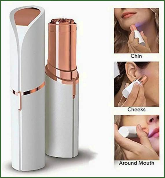Garleaf Painless Face Hair Trimmer for Women with LED Guide Light Cordless Epilator