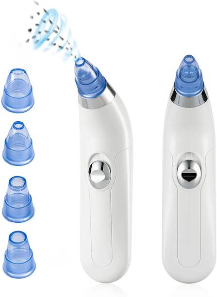 GVV LLP Blackhead Remover Vacuum Tool, Plastic Facial Pore Cleaner Device (Pack of 4) Cordless Epilator