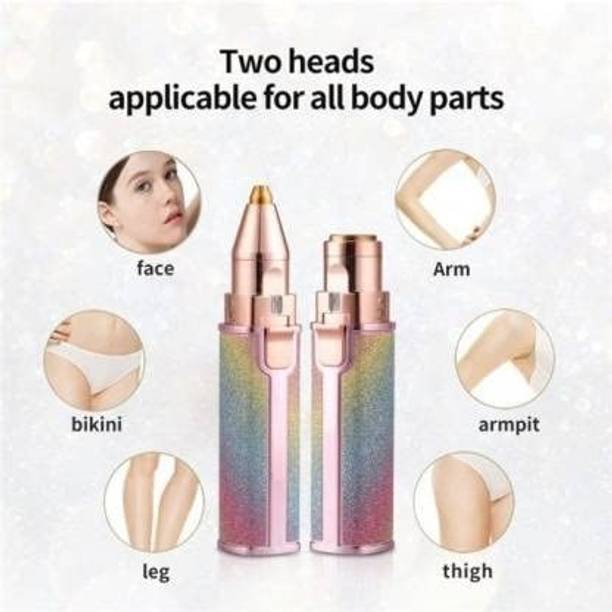 MODERNEHUB Glitter Epilator Trimmer, Lipstick-Shaped (Electric) Cordless Epilator