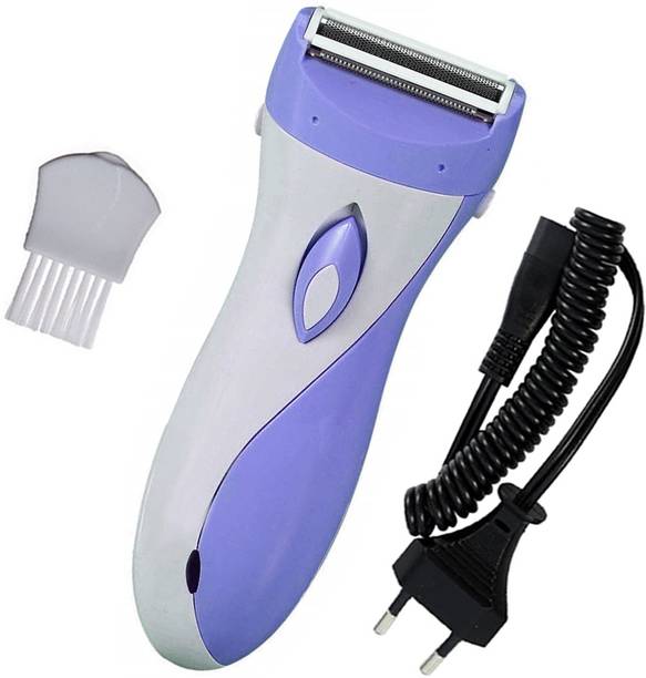 KMIE C 2in1 Lady Rechargeable Waterproof 3 Blade Trimmer Shaver Painless Epilators Cordless Epilator
