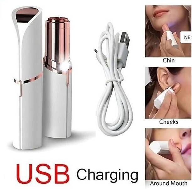 Justtoo Rechargeble Painless Face Hair Remover Upper Lip, Chin, Eyebrow Trimmer Shaver Cordless Epilator