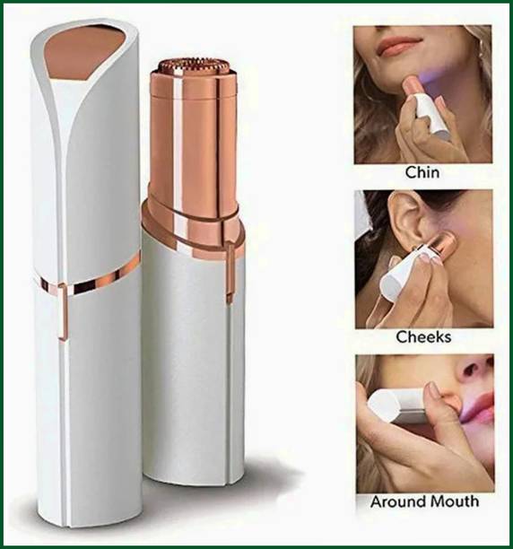 Garleaf Lipstick Shape Electric Flawless Facial Hair Remover Shaver Waxing Strips Cordless Epilator