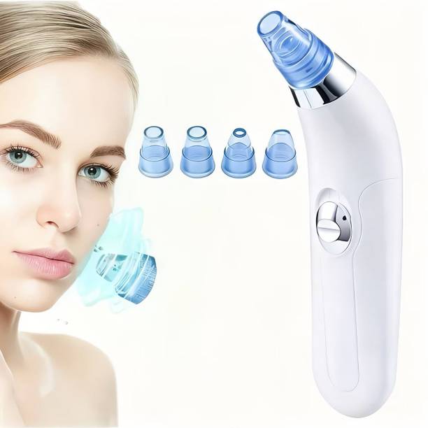 gvv Blackhead Remover Vacuum Tool, Plastic Facial Pore Cleaner Device (Pack of 4) Cordless Epilator