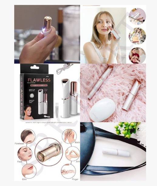 Ramya Beauty care Painless Face Hair Remover Upper Lip, Chin, Eyebrow Trimmer Shaver Machine for Women Trimmer 60 min Runtime 1 Length Settings Cordless Epilator